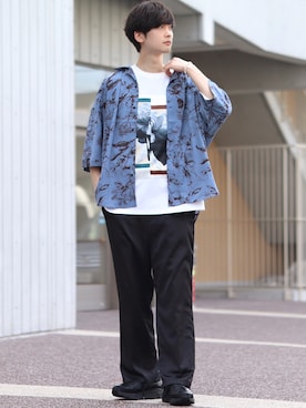 Fujino Masaruさん(メンズ・180cm)の春コーディネート