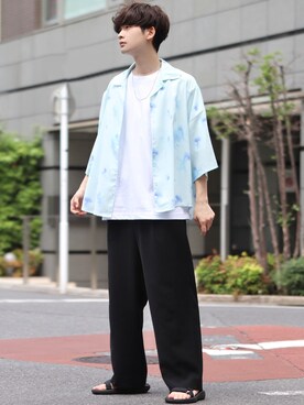 Fujino Masaruさん（メンズ・180cm）の春コーディネート