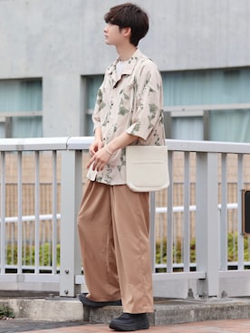 Fujino Masaruさん（メンズ・180cm）の夏コーディネート