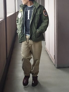 「SOL ANGELS（ソル エンジェルス）のアイテム」を使った、hiro-pさん（メンズ・172cm）の冬コーディネート