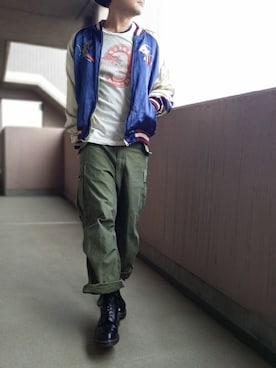 「SOL ANGELS（ソル エンジェルス）のアイテム」を使った、hiro-pさん（メンズ・172cm）の春コーディネート