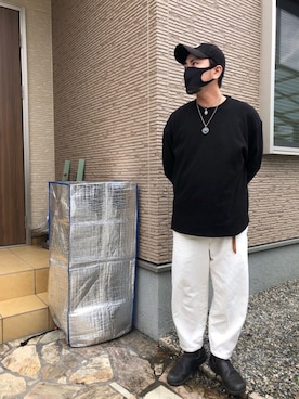 「SAAD（サード）のアイテム（アクセサリー）」を使った、masa5715さん（メンズ・172cm）の春コーディネート