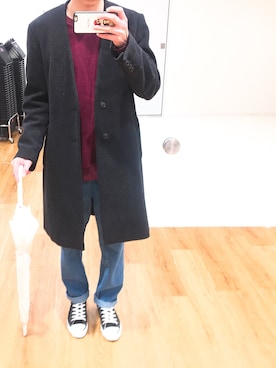 「BLISS POINT（ブリスポイント）のアイテム（ジャケット/アウター）」を使った、ゆうぽんさん（メンズ・170cm）の春コーディネート