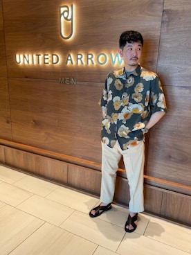 「biscuithead（ビスケットヘッド）のアイテム」を使った、BAYASHIさん（メンズ・175cm）の春コーディネート