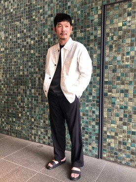 「UNITED ARROWS（ユナイテッドアローズ）のアイテム（その他アウター）」を使った、BAYASHIさん（メンズ・175cm）の春コーディネート