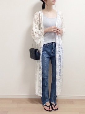 「SUBLIME（サブライム）のアイテム（ビーチサンダル）」を使った、mAy☆uMeさん（レディース・158cm）の秋コーディネート