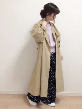 「春コート」｜mAy☆uMeさん（レディース・158cm）の春コーディネート