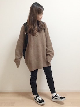 「VANS（バンズ）のアイテム（シューズ）」を使った、mAy☆uMeさん（レディース・158cm）の秋コーディネート