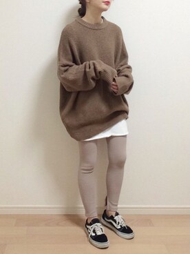 「reca（レカ）のアイテム（レッグウェア）」を使った、mAy☆uMeさん（レディース・158cm）の冬コーディネート