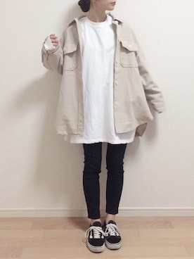 「LOWRYS FARM（ローリーズファーム）のアイテム（その他アウター）」を使った、mAy☆uMeさん（レディース・158cm）の冬コーディネート