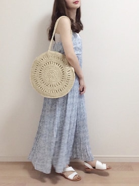 「BASE（ベース）のアイテム」を使った、mAy☆uMeさん（レディース・158cm）の夏コーディネート
