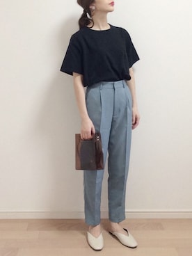 「MODE ROBE（モードローブ）のアイテム（イヤリング）」を使った、mAy☆uMeさん（レディース・158cm）の秋コーディネート