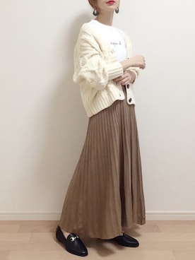 「FREAK'S STORE（フリークスストア）の【WEB限定】ビットローファー（ローファー）」を使った、mAy☆uMeさん（レディース・158cm）の秋コーディネート