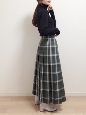「PUNYUS（プニュズ）のアイテム」を使った、mAy☆uMeさん（レディース・158cm）の秋コーディネート