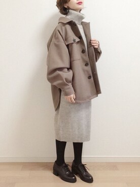 「URBAN RESEARCH ROSSO WOMEN（アーバンリサーチ　ロッソ）のアイテム」を使った、mAy☆uMeさん（レディース・158cm）の冬コーディネート