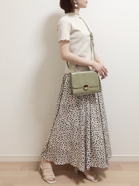 「MODE ROBE（モードローブ）のアイテム（アクセサリー）」を使った、mAy☆uMeさん（レディース・158cm）の春コーディネート