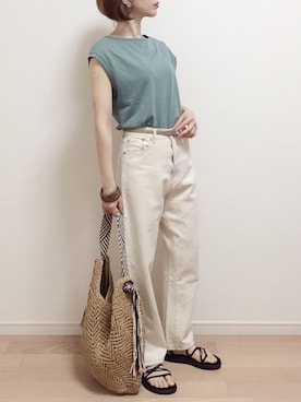 「MODE ROBE（モードローブ）のアイテム（アクセサリー）」を使った、mAy☆uMeさん（レディース・158cm）の夏コーディネート