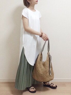 「SEVENDAYS=SUNDAY（セブンデイズサンデイ）のアイテム」を使った、mAy☆uMeさん（レディース・158cm）の夏コーディネート