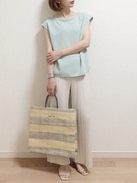 「URBAN RESEARCH Sonny Label（アーバンリサーチサニーレーベル）のアイテム（アクセサリー）」を使った、mAy☆uMeさん（レディース・158cm）の夏コーディネート