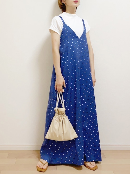 テレデランリネンドットキャミソールサロペット BEAUTY&YOUTH UNITED ARROWS（ビューティーアンドユース