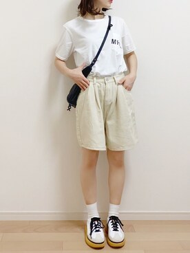 「Diosfront（ディオスフロント）のアイテム」を使った、mAy☆uMeさん（レディース・158cm）の夏コーディネート