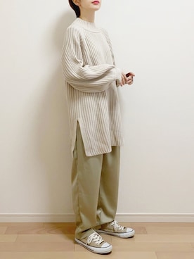 「CORNERS（コーナーズ）のアイテム（パンツ）」を使った、mAy☆uMeさん（レディース・158cm）の冬コーディネート