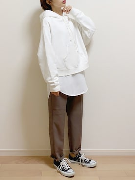 「apres jour（アプレジュール）のアイテム（パンツ）」を使った、mAy☆uMeさん（レディース・158cm）の冬コーディネート