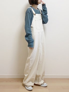 「FREAK'S STORE（フリークスストア）のアイテム（オールインワン・サロペット）」を使った、mAy☆uMeさん（レディース・158cm）の冬コーディネート
