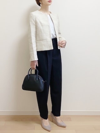 OPAQUE.CLIP（オペークドットクリップ）の「◇CARREMANツイードノー