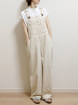 「FREAK'S STORE（フリークスストア）のアイテム（オールインワン・サロペット）」を使った、mAy☆uMeさん（レディース・158cm）の春コーディネート