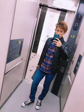 「attack the mind 7（アタックザマインドセブン）のアイテム」を使った、コービー。さん（メンズ・165cm）の秋コーディネート