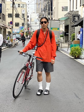 「ALLEGE」｜山崎まさひささん（メンズ・175cm）の春コーディネート
