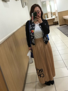「grove（グローブ）のアイテム（その他シューズ）」を使った、おでんさん（レディース・159cm）の春コーディネート