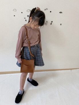 「CLEA（クレア）のアイテム」を使った、ko_ai_to🎶さん（キッズ・110cm）の秋コーディネート
