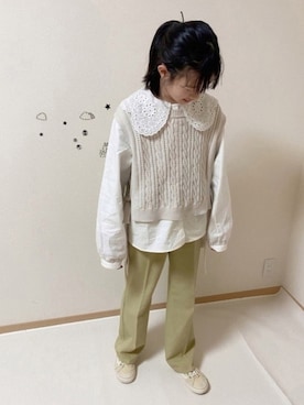 「apres jour（アプレジュール）のアイテム」を使った、ko_ai_to🎶さん（キッズ・149cm）の春コーディネート