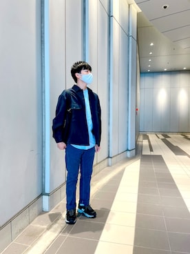 「Abercrombie&Fitch（アバークロンビーアンドフィッチ）のアイテム（シャツ/ブラウス）」を使った、abetoさん（メンズ・168cm）の春コーディネート