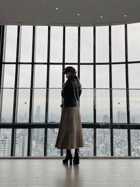 「Libby&Rose（リビーアンドローズ）のアイテム（ジャケット/アウター）」を使った、maatanさん（レディース・158cm）の冬コーディネート