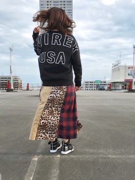 AYNさん（レディース・157cm）の秋コーディネート