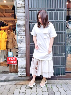 AYNさん（レディース・157cm）の春コーディネート