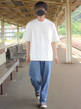 「epnok（エプノック）のアイテム（アクセサリー）」を使った、ちさん（メンズ・171cm）の春コーディネート