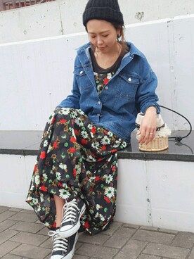 maiさん（レディース・165cm）の春コーディネート