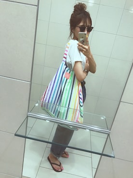 「Lepidos（レピドス）のアイテム」を使った、maiさん（レディース・165cm）の春コーディネート