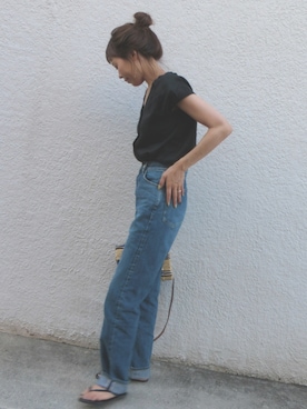 「Aura（アウラ）のアイテム」を使った、maiさん（レディース・165cm）の夏コーディネート