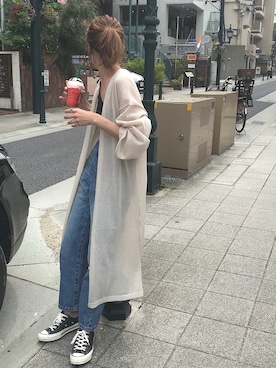 「FREE'S MART（フリーズマート）のアイテム（トップス）」を使った、maiさん（レディース・165cm）の春コーディネート