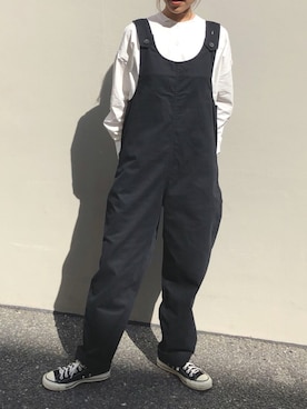 「ALLUMER（アリュメール）のアイテム（トップス）」を使った、maiさん（レディース・165cm）の春コーディネート