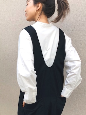 「ALLUMER（アリュメール）のアイテム（トップス）」を使った、maiさん（レディース・165cm）の春コーディネート
