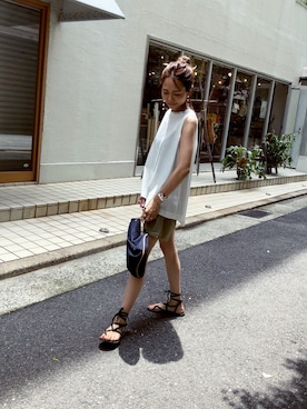 「ISABEL MARANT（イザベルマラン）のアイテム」を使った、maiさん（レディース・165cm）の夏コーディネート