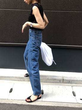 「TATRAS CONCEPT STORE（タトラスコンセプトストア）のアイテム（サンダル）」を使った、maiさん（レディース・165cm）の夏コーディネート