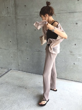 「ISABEL MARANT（イザベルマラン）のアイテム」を使った、maiさん（レディース・165cm）の夏コーディネート