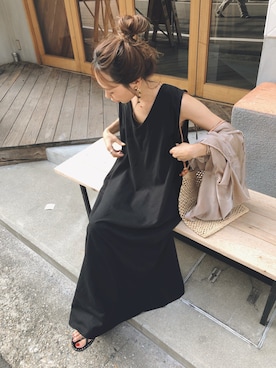 「Ron Herman（ロン ハーマン）のアイテム」を使った、maiさん（レディース・165cm）の夏コーディネート